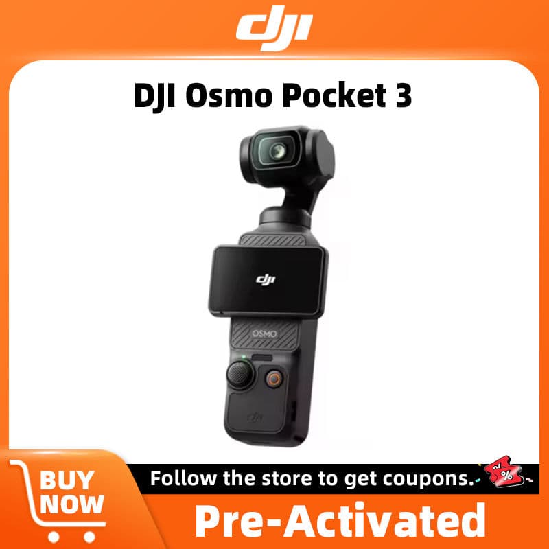 DJI Osmo Pocket 3: Portable 4K/120fps Gimbal Camera with ActiveTrack 6.0